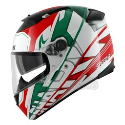 Capacete Shark Speed-R Craig WGR Branco Verde Vermelho