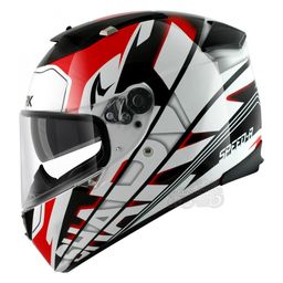 Capacete Shark Speed-R Craig WKR Branco Preto Vermelho
