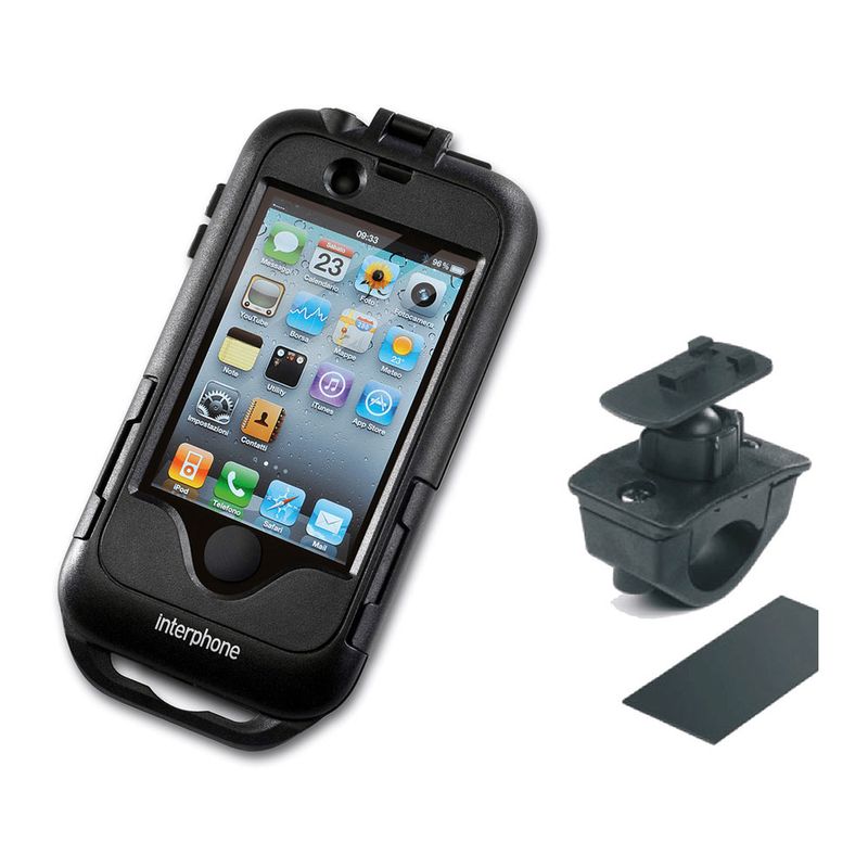 Suporte-de-Guidao-Para-Smartphone-Iphone-4-4S-Preto---Interphone