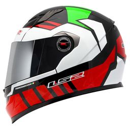 Capacete Original LS2 FF358 Voltage Vermelho Verde