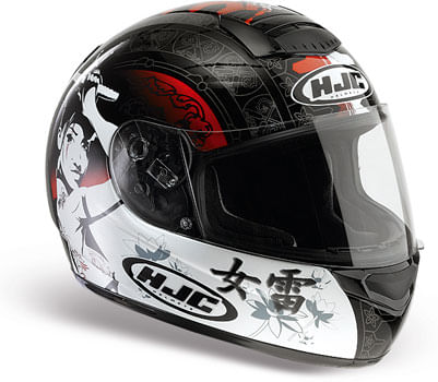 Capacete Original HJC CS-R1 Samurai MC1 Branco Vermelho