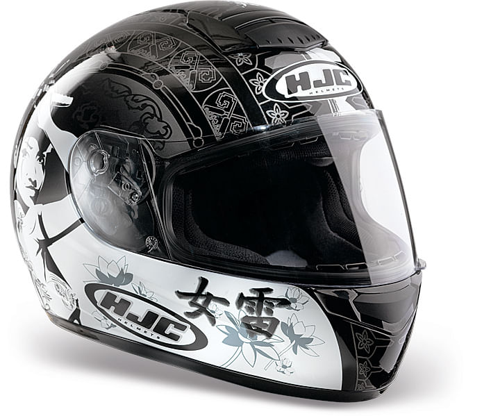 Capacete Original HJC CS-R1 Samurai MC5 Preto Branco