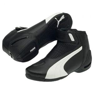 Bota Puma Flat 2 V2 Preta Branca