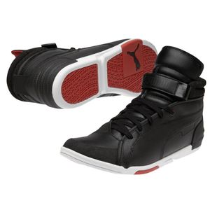 Bota Puma Xcellerate Preto Vermelho
