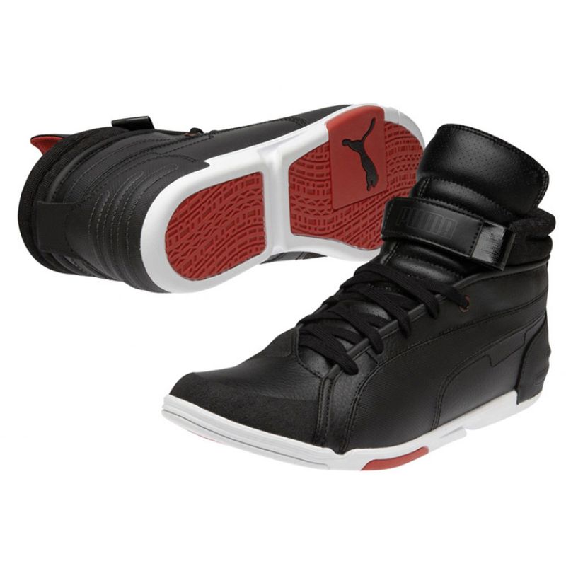 Bota-Puma-Xcellerate-Preto-Vermelho