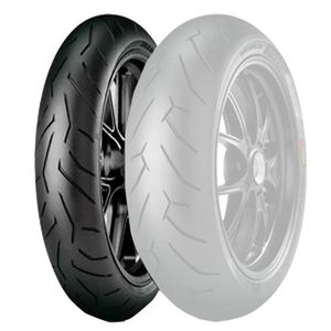 Pneu Moto Pirelli Aro 17 Diablo Rosso Ii Radial 100/80R17 52H TL - Dianteiro
