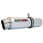 Escapamento-Coyote-RS5-Aluminio-Polido-Oval-Boca-8---Yamaha-XTZ250-Lander---07-10---Roncar---6469.5