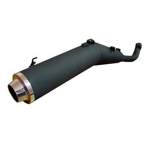 Escapamento Modelo Original Preto - Honda NXR125 / NXR150 Bros - 06/08 - Roncar - 4556.7