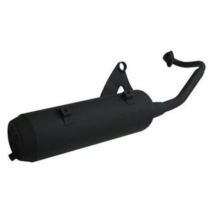 Escapamento Modelo Original Preto c/ Catalisador - Suzuki An 125 Burgman - 09/10 - Roncar - 4542.1