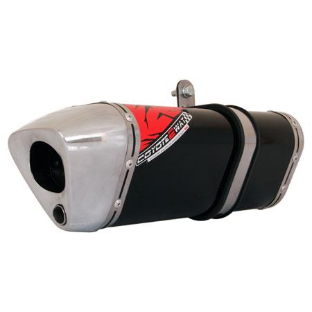 Escapamento-Coyote-TRS-2-WAY-Aluminio--COMPLETO-s--sonda-lambda----FAZER-250-...-09-Aluminio-Preto---Roncar---2250.7