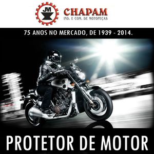 Protetor Motor NXR 125 150 2009 Com Pedaleira - Chapam