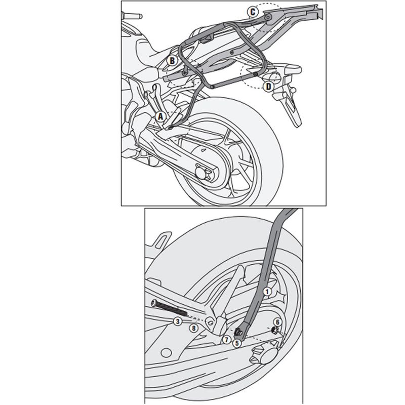 Monorack-Lateral-PLX2118-MT-07-Para-Bau-V35-Preto-Fosco---Givi