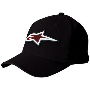 Boné Alpinestars Astar Rubber Logo Sintético Preto