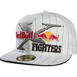Boné Fox Red Bull Fighters Branco