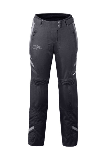 Calca-Riffel-Feminina-New-Dynamic-2.0-100--Impermeavel-Preta-Cinza