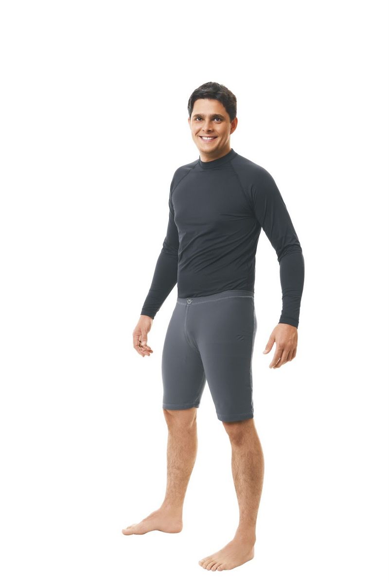 Bermuda-Masculina-Go-Ahead-Segunda-Pele-Long-Distance-Cinza