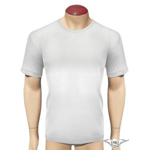 Blusa Segunda Pele High-Bio Manga Curta Masculina - Branca - 100% Go Ahead