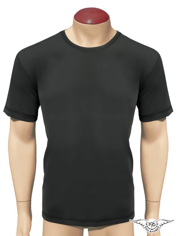 Blusa-Segunda-Pele-High-Bio-Manga-Curta-Masculina---Preta---100--Go-Ahead