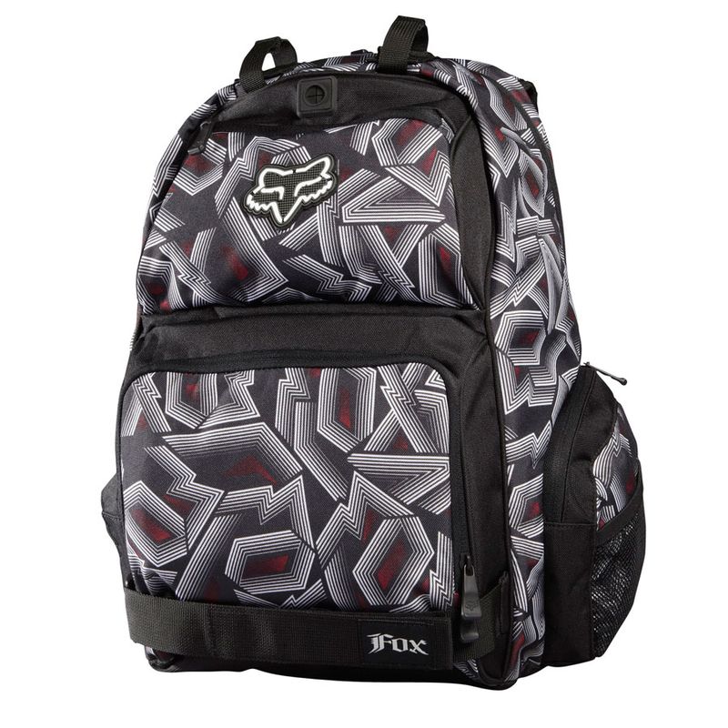 Mochila-Fox-Cyborg-Preta-Branca-e-Vermelho