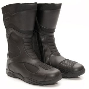 Bota SBK Roadstar Cano Alto Resistente à Água Preta