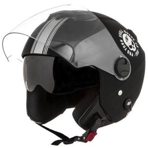 Capacete Pro Tork New Atomic Skull Riders Prata Fosco