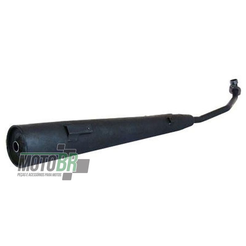 Escapamento-Modelo-Original-Preto---Honda-Biz-125---2010-ate-2014---Roncar---1910.6
