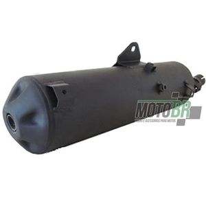 Escapamento Ponteira Modelo Original Preto com Catalisador - Yamaha Lander 250 - Roncar - 6962.5