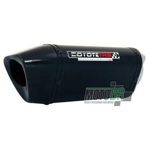 Escapamento-Ponteira-Coyote-TRS-200-Black-Aluminio-Preto---Honda-CB600F---2008-ate-2014---Roncar---1754.8