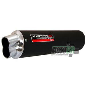 Escapamento RS Boca 8 Alumínio Preto - Honda Lead 100 - Roncar - 0703.3