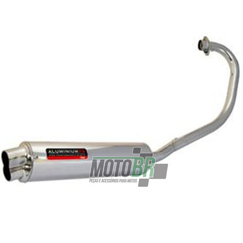 Escapamento-RS-Aluminio-Cromado---Honda-Titan-150-ESD---Roncar---4649.5