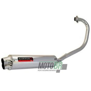 Escapamento Completo RS5 Boca 8 Cromado - Honda CBX 200 - Roncar - 4299.0