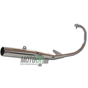 Escapamento Completo Chanfrado - Suzuki Intruder 125 - Roncar - 3541.2