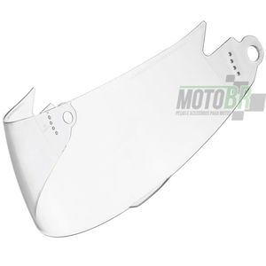 Viseira Capacete Pro Tork V-Pro Jet Cristal