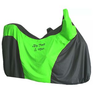Capa Cobrir Moto Big Trail Preta Verde - Max Acessórios