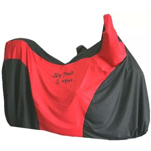 Capa Cobrir Moto Big Trail Preta Vermelha - Max Acessórios