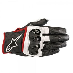 Luva Alpinestars Celer V2 Branco Vermelha