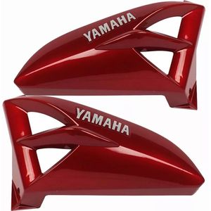 Aba Tanque YBR 125 Direito Esquerdo 05-08 Vermelho Sportive