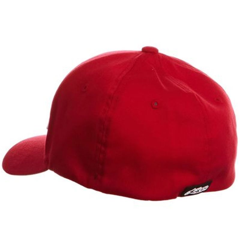 Bone-Alpinestars-Blaze-Flexfit-Hat-Vermelho-Branco-2