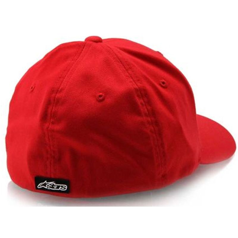Bone-Alpinestars-Blaze-Flexfit-Hat-Vermelho-Branco-3