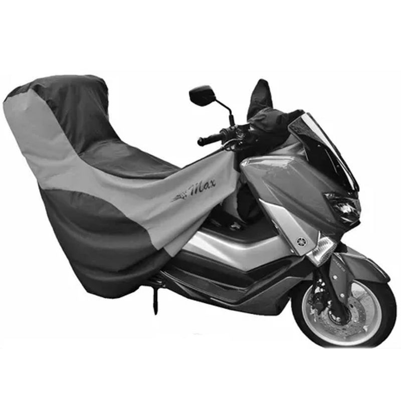 Capa-Para-Moto-Scooter-Cinza-Pto-Max-Racing-2