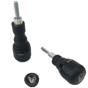 Slider Dianteiro Hercun Carbono Preto Suzuki Srad1000 2008/2009 - Tforce