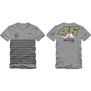 Camiseta Valentino 46 Dog Cinza Mescla