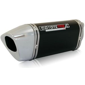 Escapamento Ponteira Coyote TRS 200 Alumínio Preto - Honda CB600F Hornet - 2008 até 2014 - Roncar - 1751.6