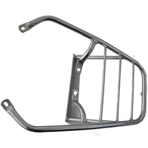 Bagageiro Biz Com Reforço Tubo Cromado - Caramori
