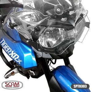 Protetor Farol Tiger 800 1000 2012 Policarbonato - Scam