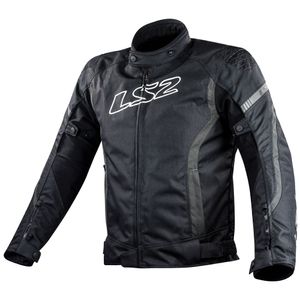 Jaqueta LS2 Gate Preto Cinza