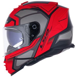 Capacete LS2 FF800 Storm Faster Fosco Vermelho Titanium