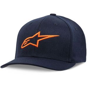 Boné Alpinestars Ageless Curve Ag Azul Marinho Laranja