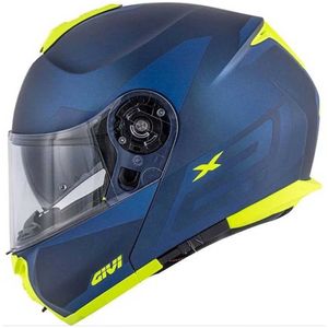 Capacete Givi X21 Spirit Fosco Azul Amarelo