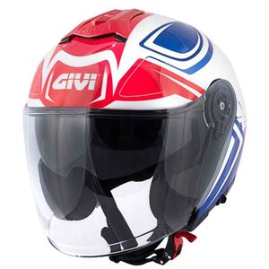 Capacete Givi X22 Planet Hyper Branco Azul Vermelho